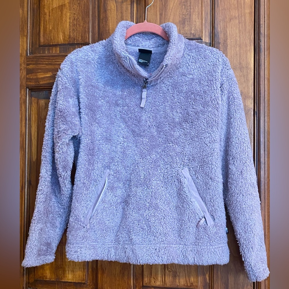 The North Face Lavender Plush Half-Zip Fleece Pullover